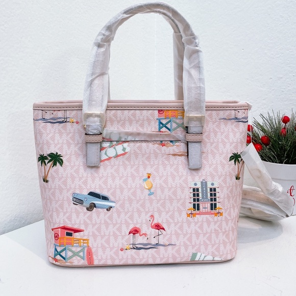 Michael Kors Jet Set Travel XS TZ Tote Bag - Picture 4 of 9